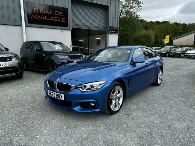 BMW 4 Series Gran Coupe 430D M Sport Hatchback NK65RRX Blue #3
