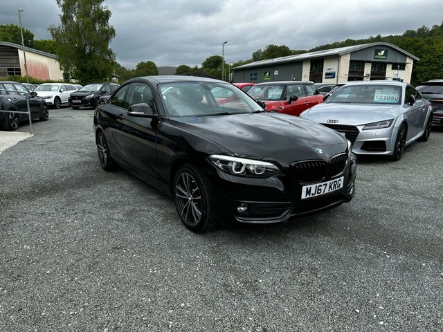 BMW 2 Series Gran Coupe 218D Sport Coupe Black #2
