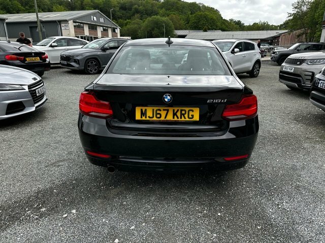 BMW 2 Series Gran Coupe 218D Sport Coupe Black #5