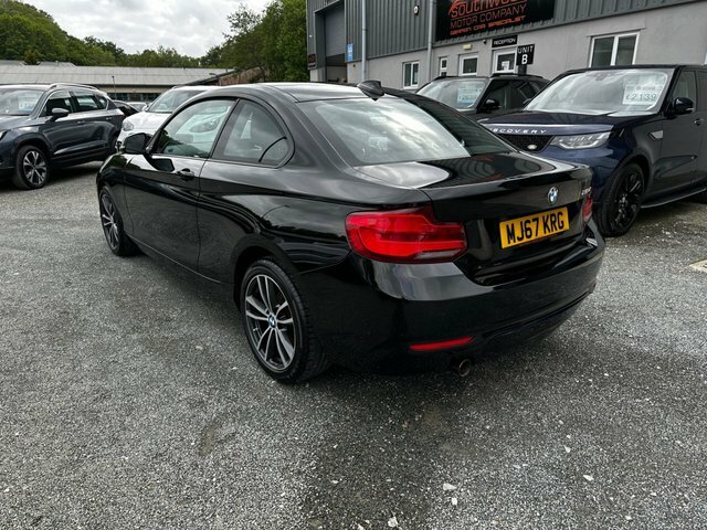 BMW 2 Series Gran Coupe 218D Sport Coupe Black #4
