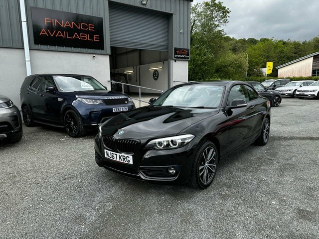 BMW 2 Series Gran Coupe 218D Sport Coupe Black #3