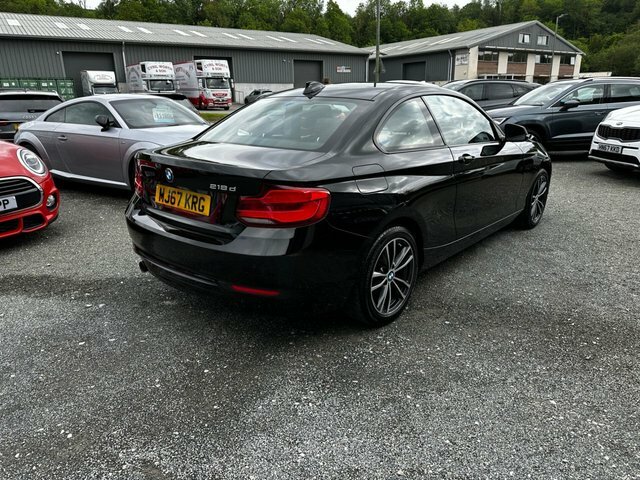 BMW 2 Series Gran Coupe 218D Sport Coupe Black #6