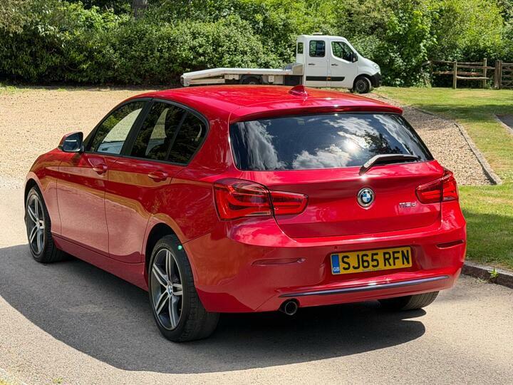 BMW 1 Series 2.0 118D Sport Euro 6 Ss SJ65RFN Red #4