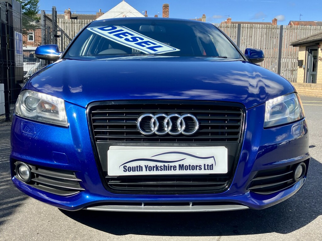 Audi A3 Hatchback 2.0 Tdi Black Edition 170 Ss 2012 EX62WDK Blue #2
