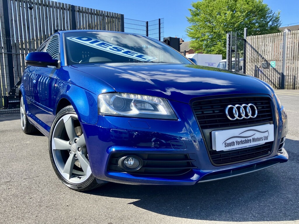 Audi A3 Hatchback 2.0 Tdi Black Edition 170 Ss 2012 Blue