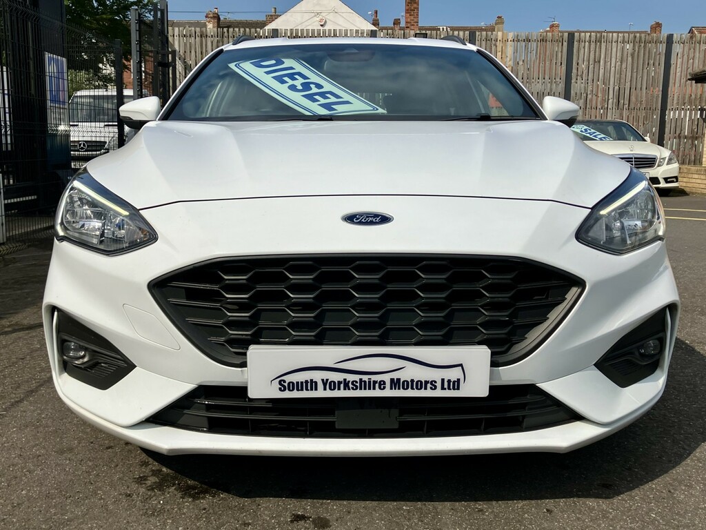 Ford Focus Estate 1.5 Ecoblue St-line 2020 RGZ2186 White #3