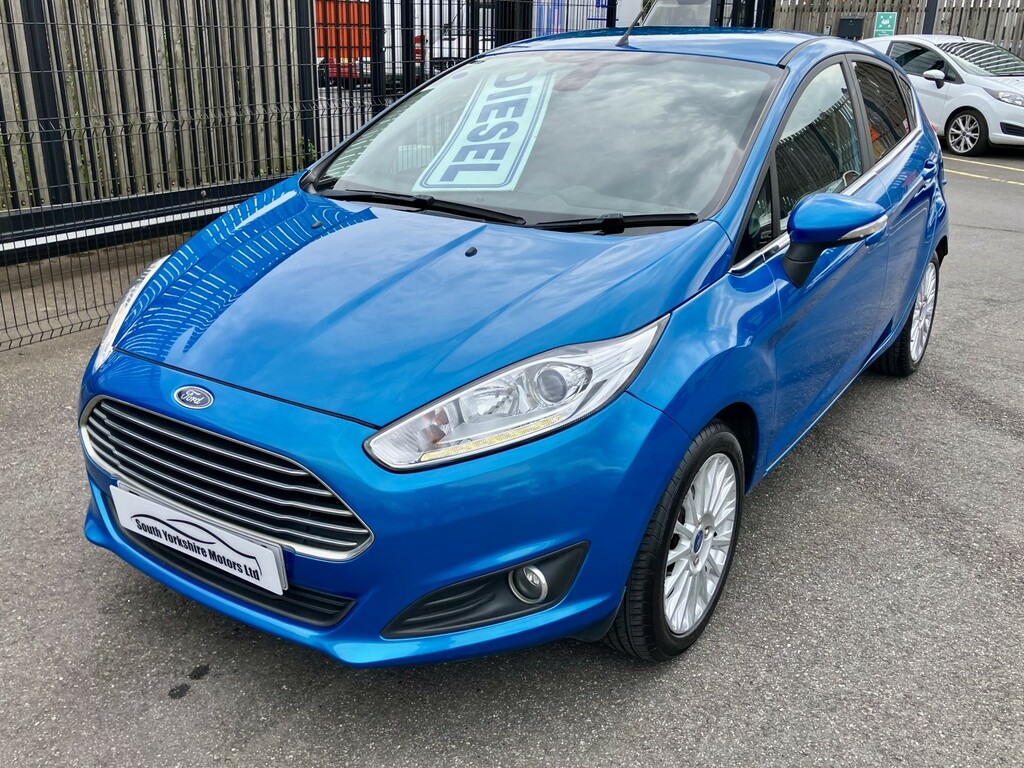 Ford Fiesta Hatchback 1.5 Tdci Titanium 201564 BJ64UCM Blue #6
