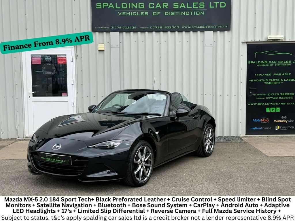 Mazda MX-5 Sport Tech Leathernavboseblind Spotreverse Ca