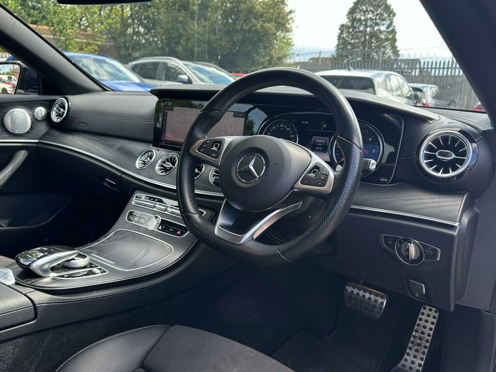 Mercedes-Benz E Class 2.0 E220d Amg Line Premium Plus Cabriolet G-tron KT18ABX Blue #6