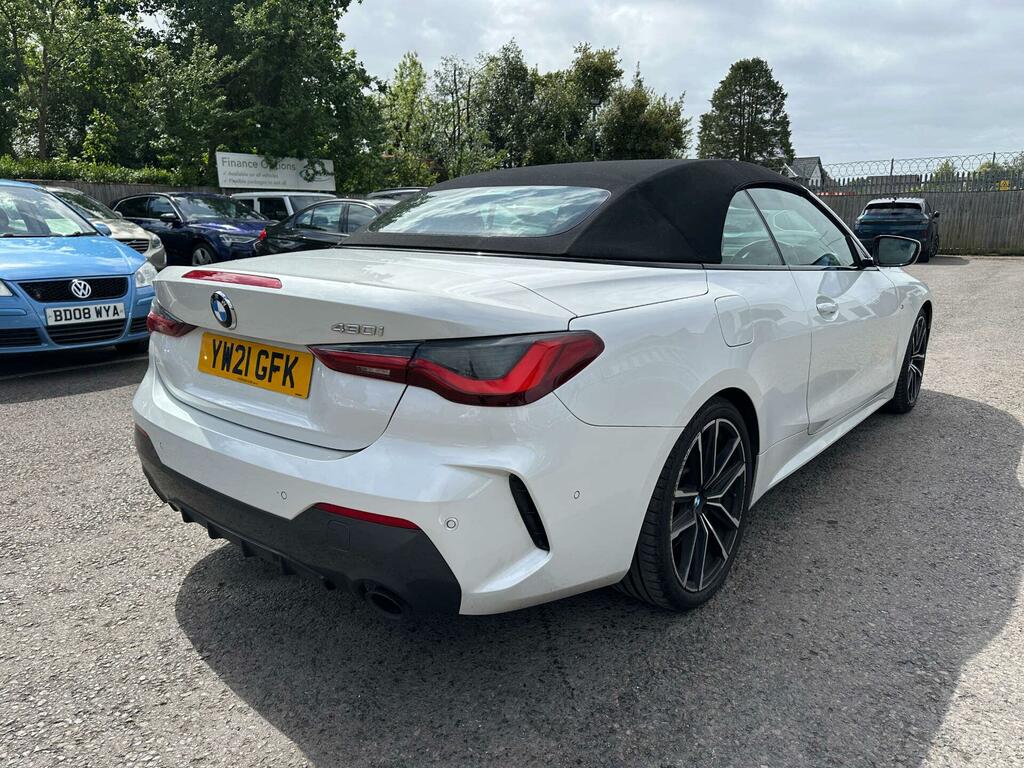 BMW 4 Series 2.0 430I M Sport Euro 6 Ss YW21GFK White #4