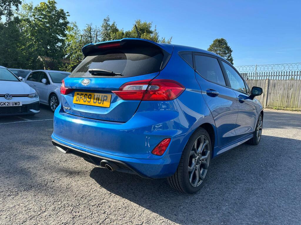 Ford Fiesta 1.0T Ecoboost St-line Euro 6 Ss BF69UUP Blue #2
