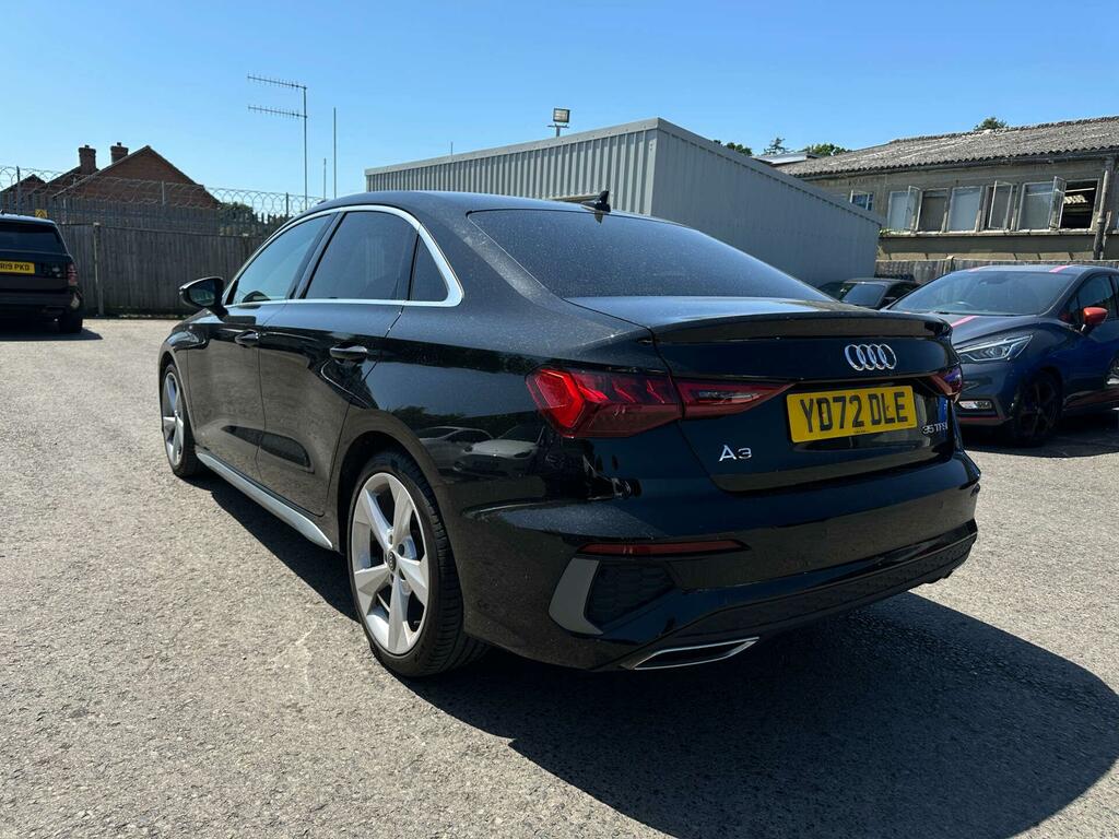 Audi A3 1.5 Tfsi 35 S Line S Tronic Euro 6 Ss YD72DLE Black #3