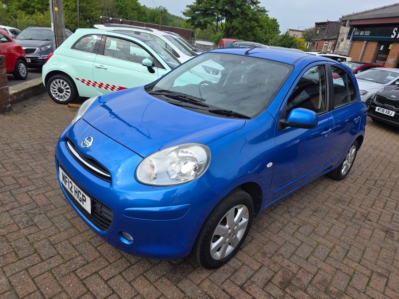Nissan Micra Acenta Blue #3