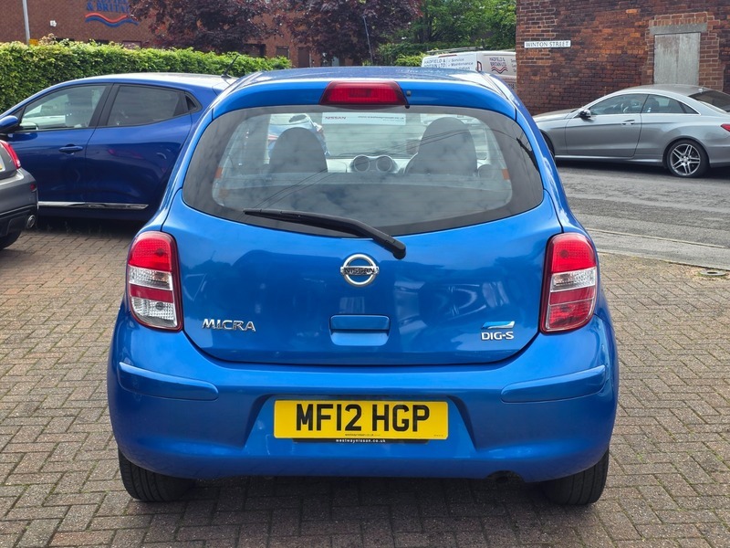 Nissan Micra Acenta Blue #6