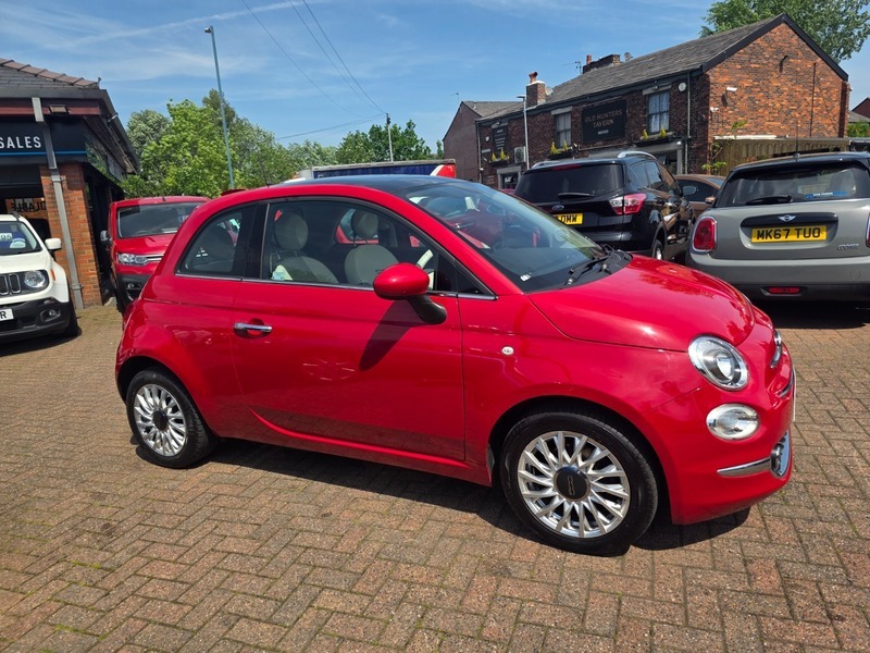 Fiat 500 Lounge Red #4