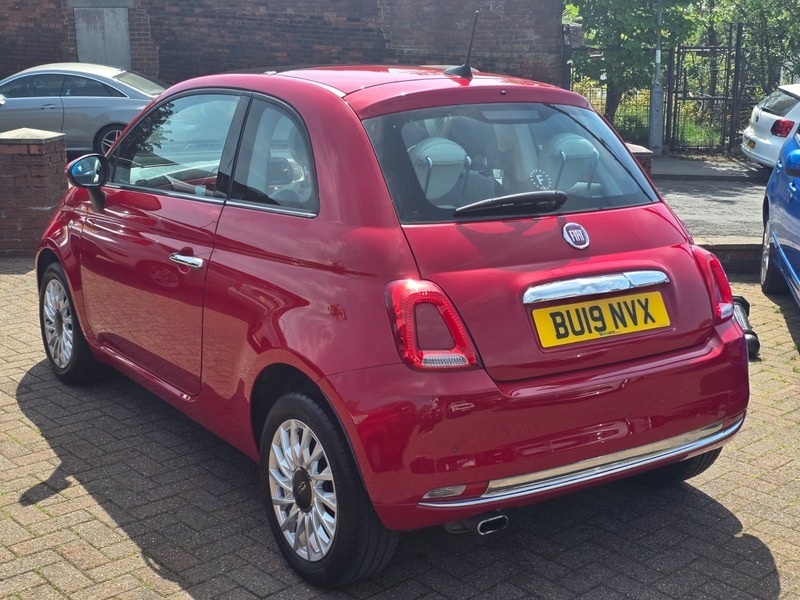 Fiat 500 Lounge Red #6