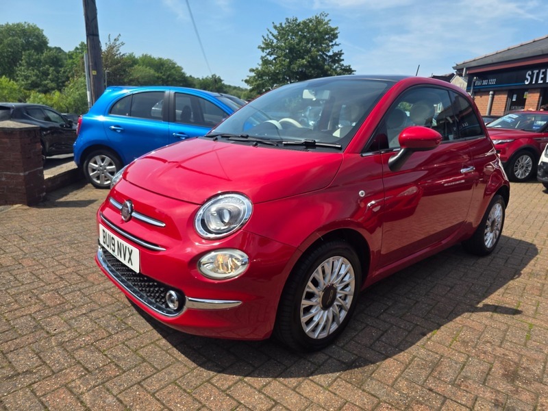Fiat 500 Lounge Red #3