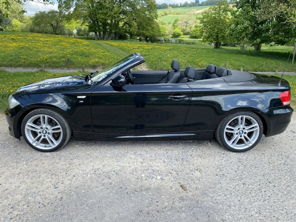 BMW 1 Series 2.0 123D M Sport Convertible Black #6