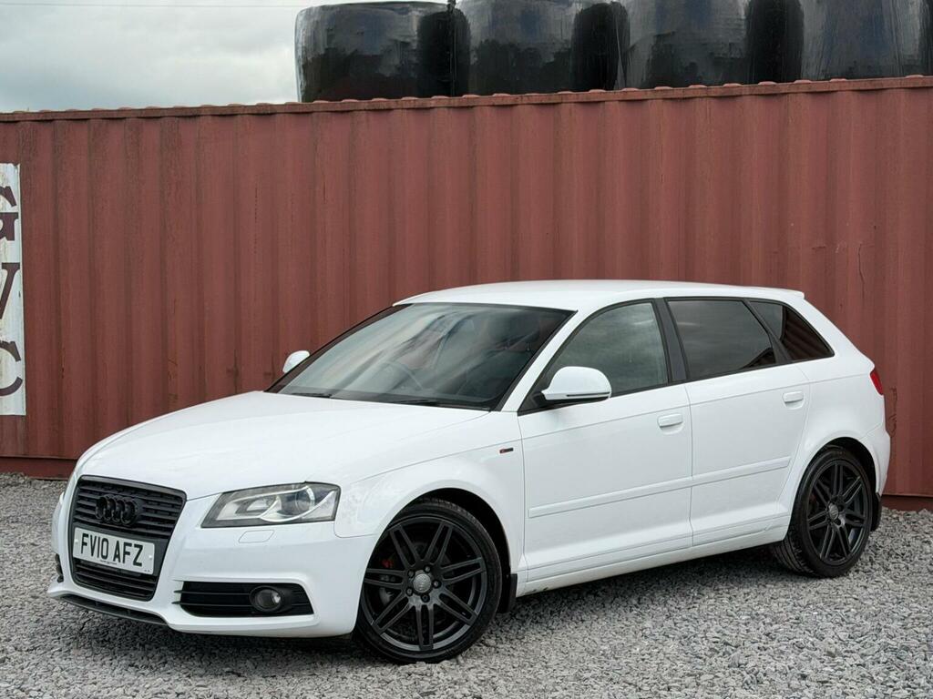 Audi A3 2.0 Tdi Black Edition Sportback Euro 5 Ss White #2
