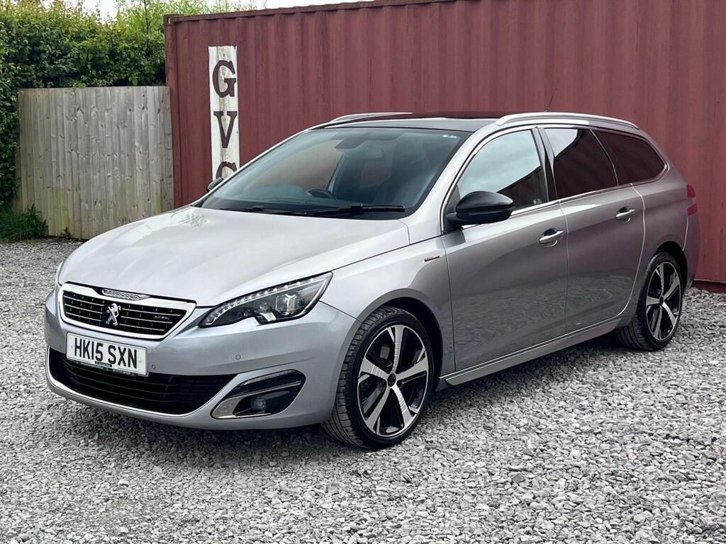Peugeot 308 SW 2.0 Bluehdi Gt Line Euro 6 Ss HK15SXN Grey #4