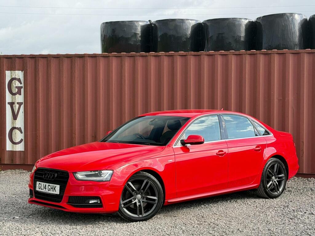 Audi A4 2.0 Tdi S Line Euro 5 Ss GL14GHK Red #2