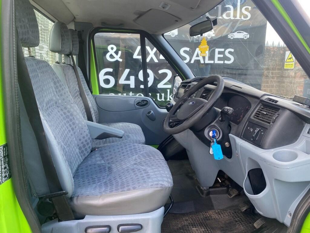 Ford Transit Custom T350 2.2 Tdci 125Ps Mk7 Mwb L2 Caged Tipper Dropsi BU14UWD Green #4
