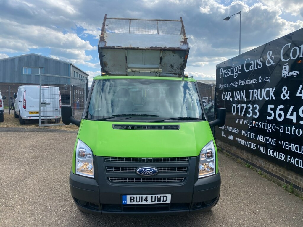 Ford Transit Custom T350 2.2 Tdci 125Ps Mk7 Mwb L2 Caged Tipper Dropsi Green