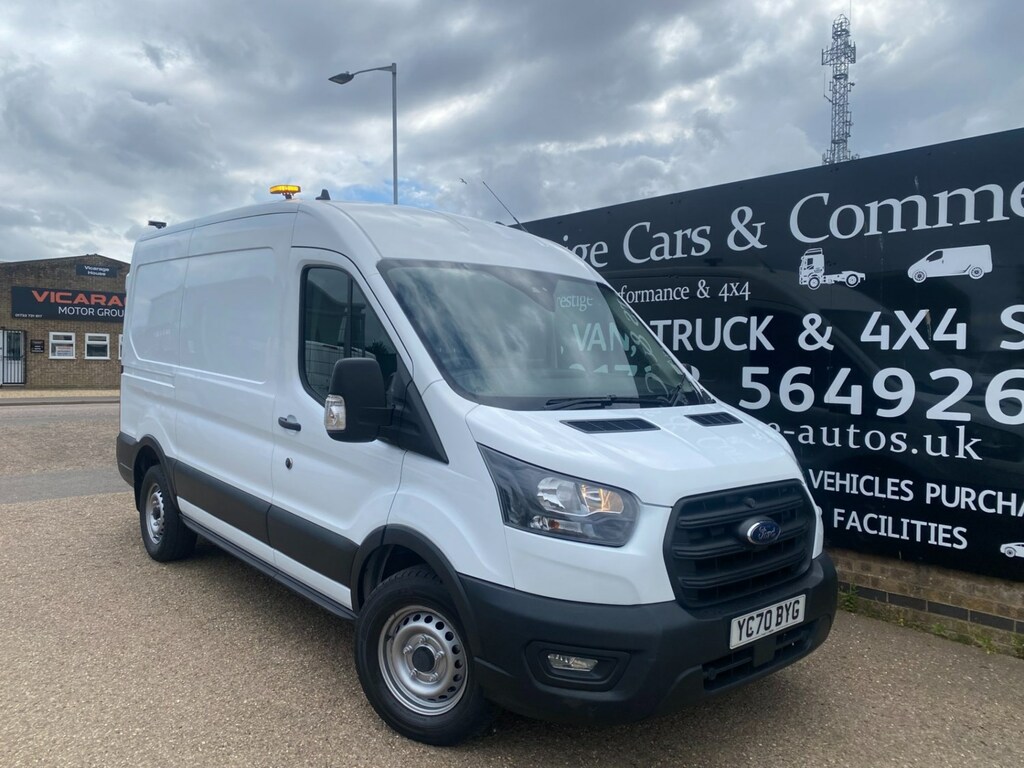 Ford Transit Custom 350 2.0 Tdci 130 Leader Awd 4X4 L2h1 Mwb Panel Van White