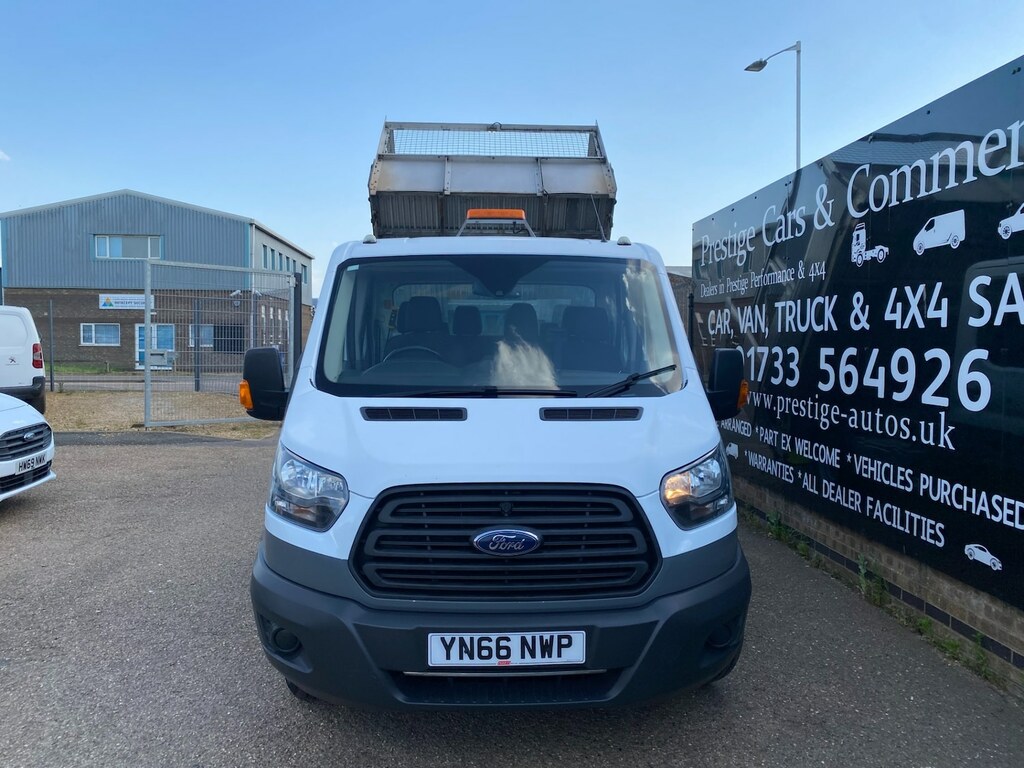 Ford Transit Custom 470 2.0 Tdci 170Ps Lwb L3 Caged Tipper Tail Lift 7 YN66NWP White #2