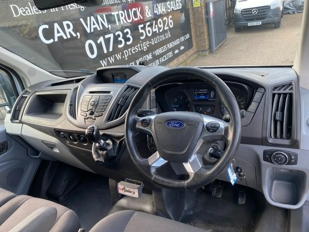 Ford Transit Custom 470 2.0 Tdci 170Ps Lwb L3 Caged Tipper Tail Lift 7 YN66NWP White #6