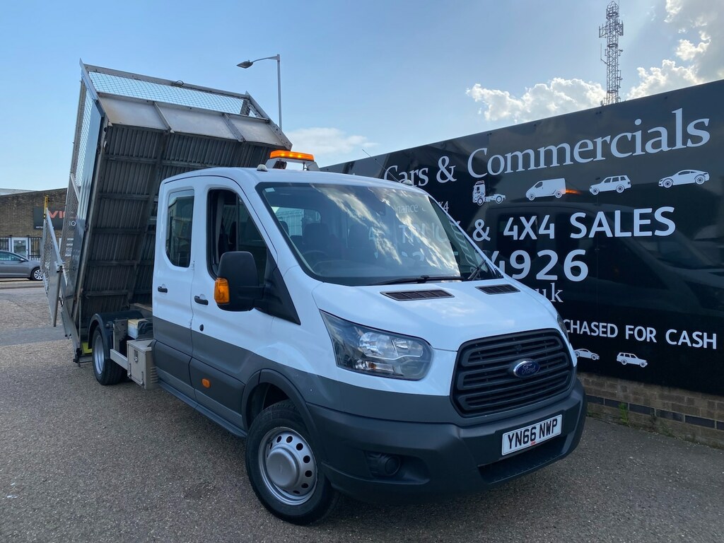 Ford Transit Custom 470 2.0 Tdci 170Ps Lwb L3 Caged Tipper Tail Lift 7 White