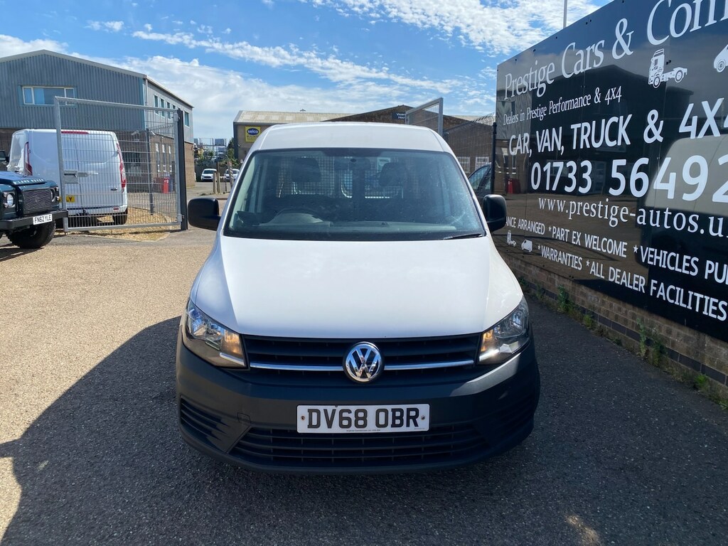 Volkswagen Caddy 2.0 Tdi Bluemotion Tech 102Ps Startline Small Pane White #2