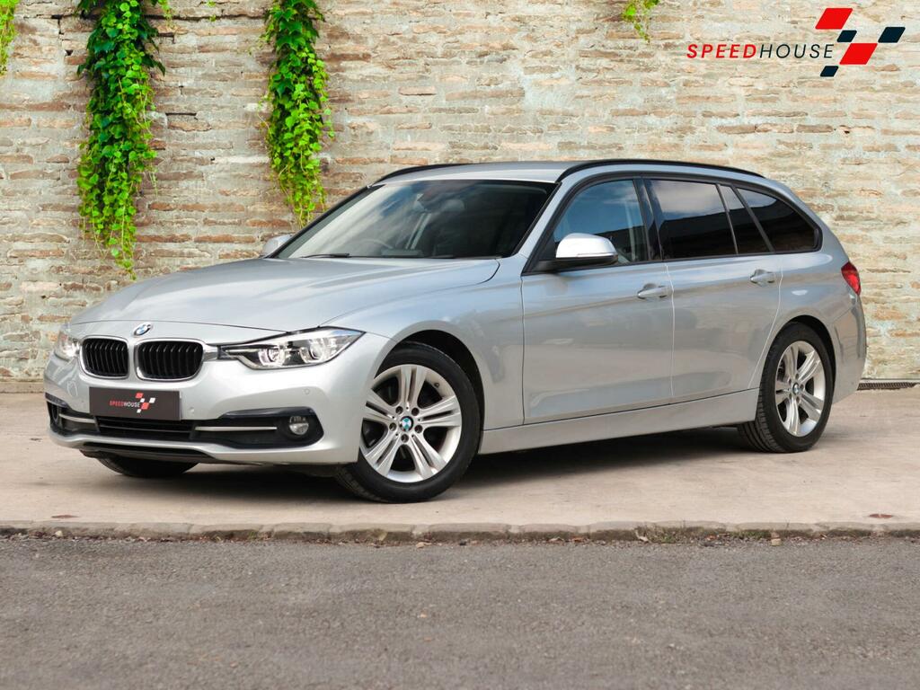 BMW 3 Series 2.0 318D Sport Touring Euro 6 Ss Silver #4