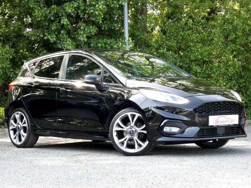 Ford Fiesta 1.0T Ecoboost St-line Euro 6 Ss HW19NZC Black #6