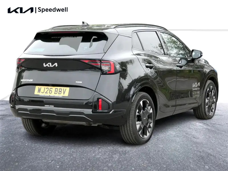 Kia Sportage 1.6 H T-gdi Gt-line Euro 6 Ss WJ26BBV Black #4