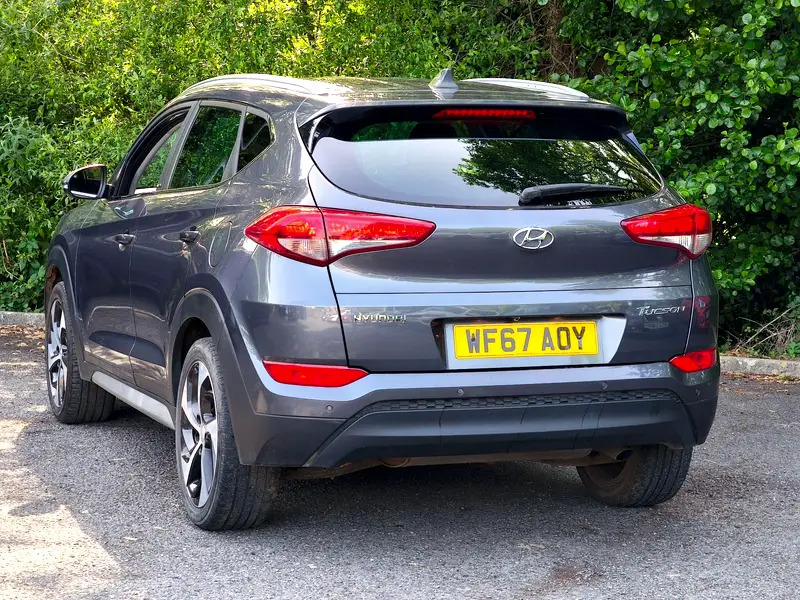 Hyundai Tucson 1.7 Crdi Blue Drive Sport Edition Dct Euro 6 Ss WF67AOY Grey #2