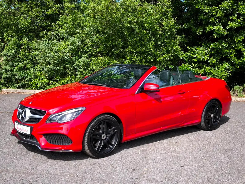 Mercedes-Benz E Class 2.1 E220 Bluetec Amg Line Cabriolet G-tronic Euro Red