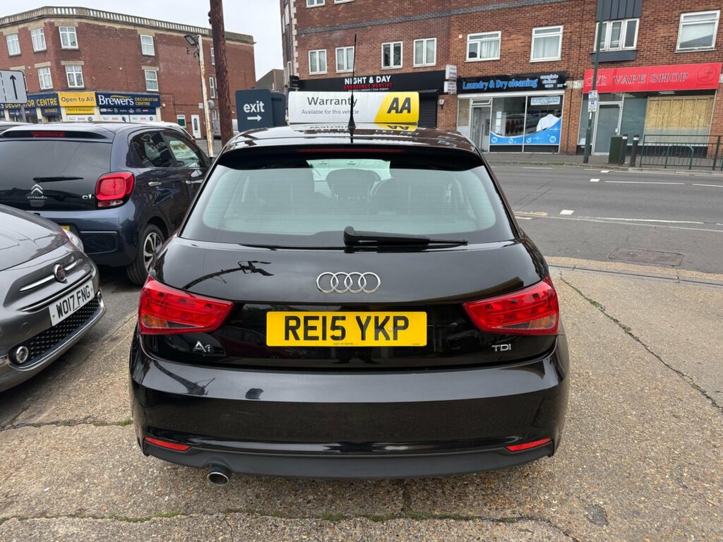 Audi A1 1.6 Tdi Sport Sportback Euro 6 Ss RE15YKP Black #6