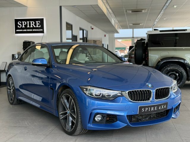 BMW 4 Series 435D M Sport Convertible AY19LNG Blue #2