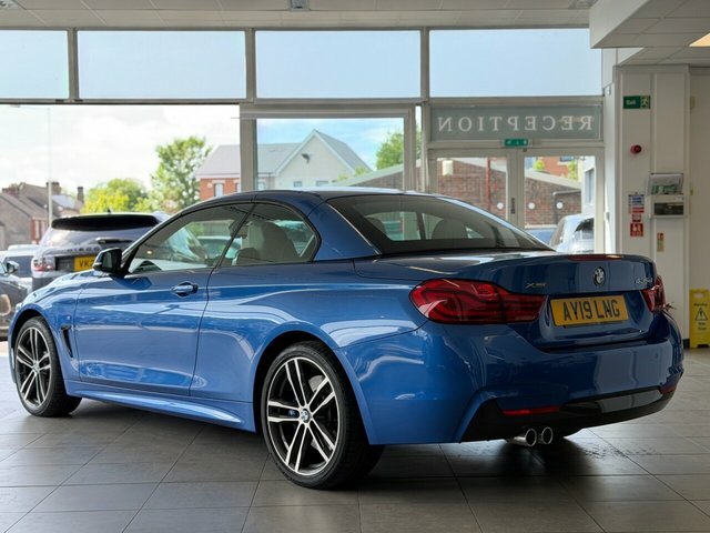 BMW 4 Series 435D M Sport Convertible AY19LNG Blue #6