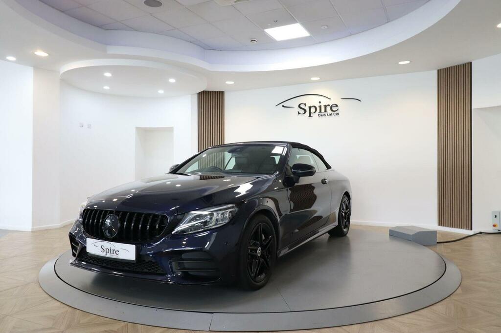 Mercedes-Benz C Class Convertible 2.0 C300d Amg Line Premium Cabriolet Blue