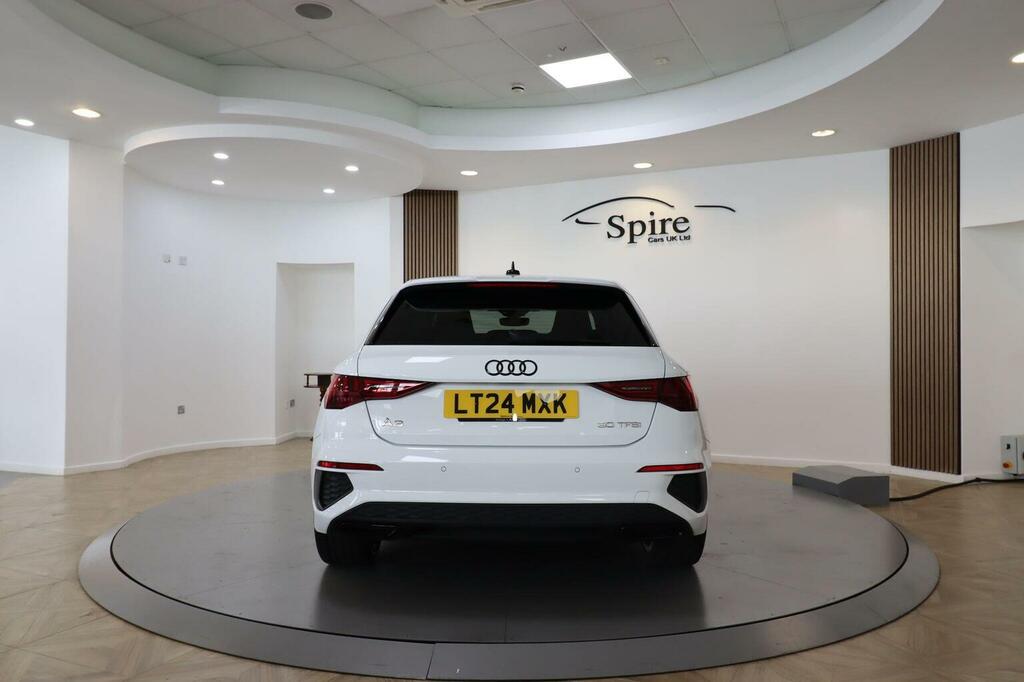 Audi A3 Hatchback 1.0 Tfsi 30 S Line Sportback Euro 6 Ss LT24MXK White #6