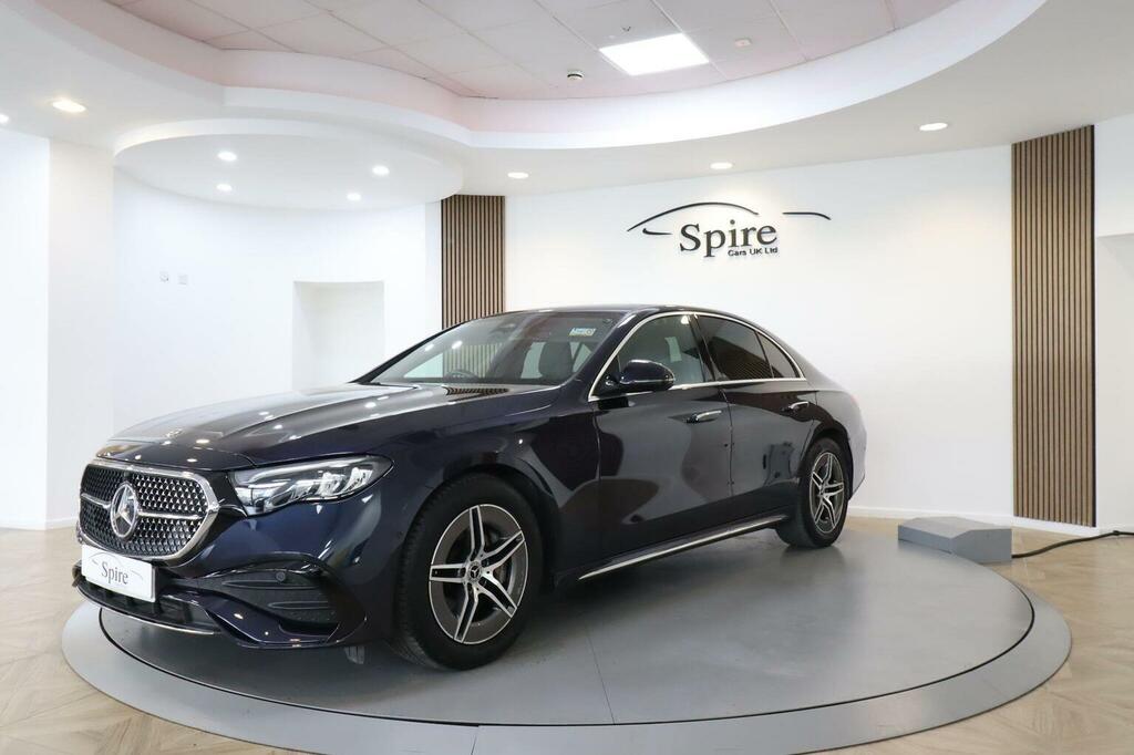 Mercedes-Benz E Class Saloon 2.0 E200h Mhev Amg Line G-tronic Euro 6 S Blue