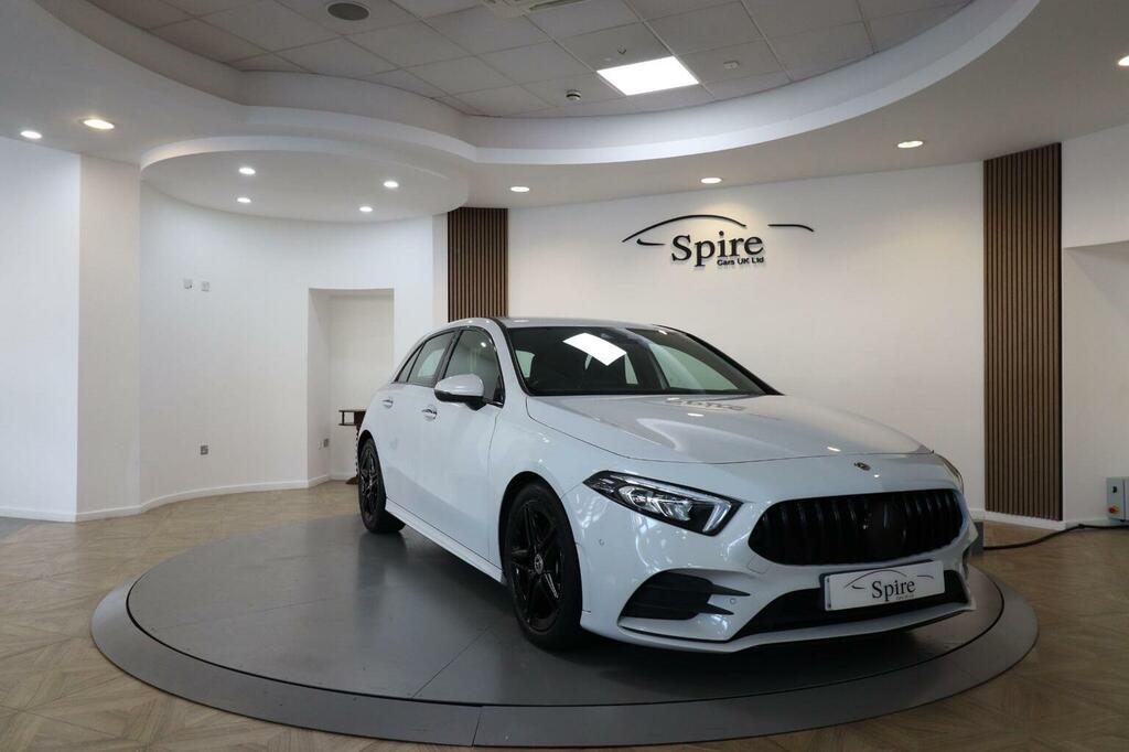 Mercedes-Benz A Class Hatchback 1.3 A200 Amg Line Premium 7G-dct Euro GP19KKG White #3