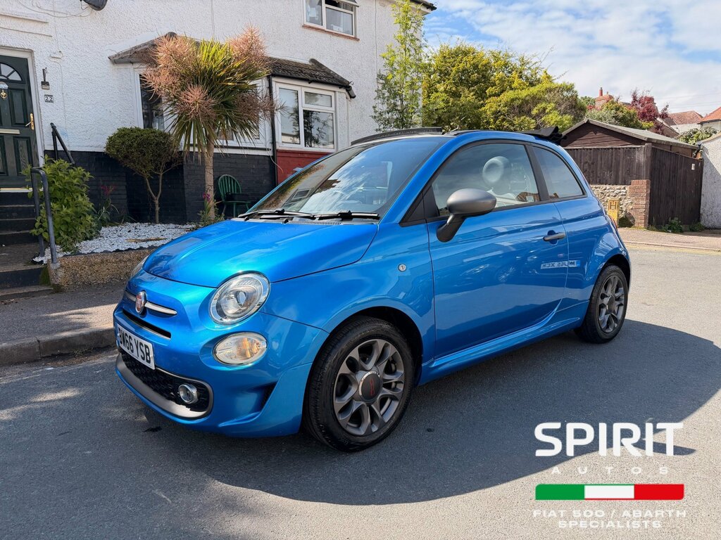 Fiat 500C 1.2 S Convertible Euro 6 Ss Blue