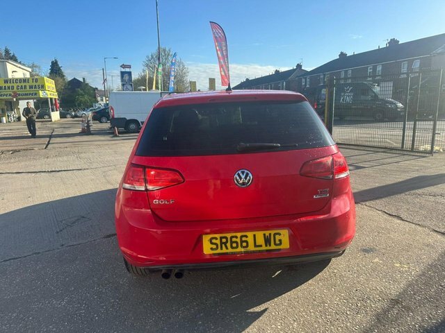 Volkswagen Golf Tsi Bluemotion Tech Match SR66LWG Red #4