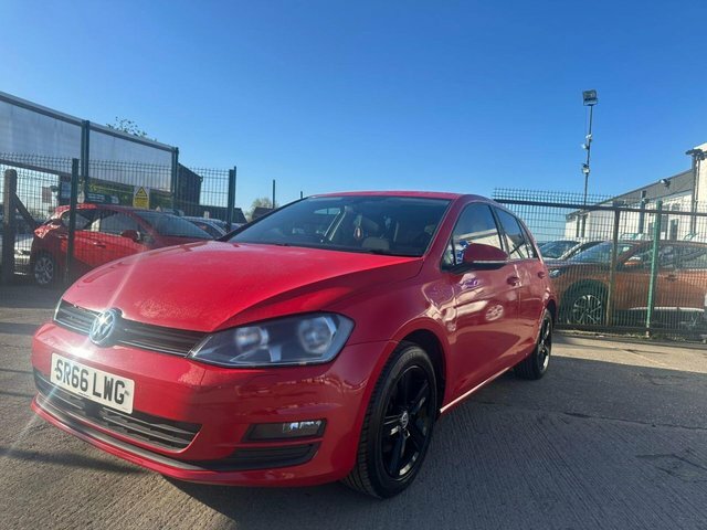 Volkswagen Golf Tsi Bluemotion Tech Match SR66LWG Red #6