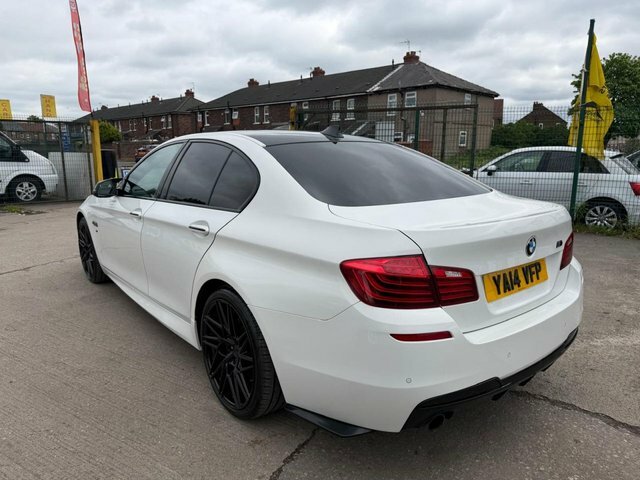 BMW 5 Series 535D M Sport Saloon White #3