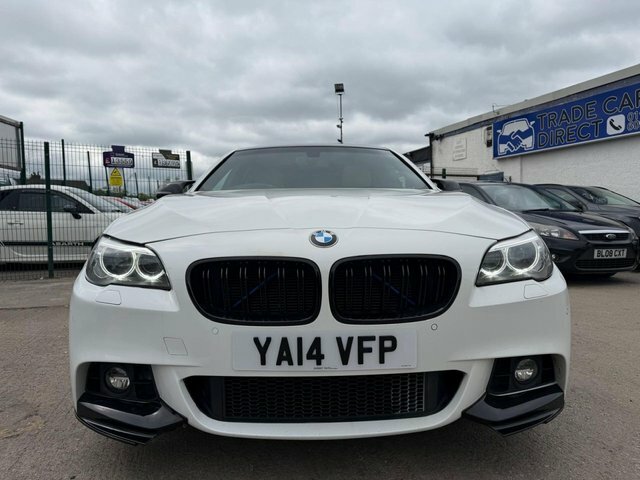 BMW 5 Series 535D M Sport Saloon White #6