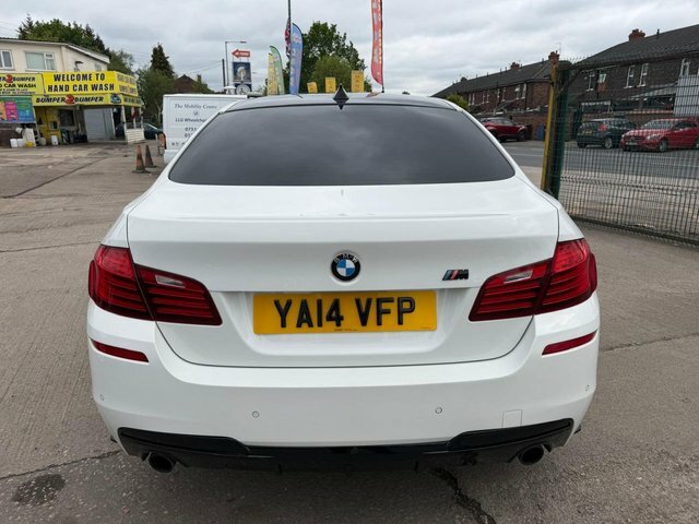 BMW 5 Series 535D M Sport Saloon White #2
